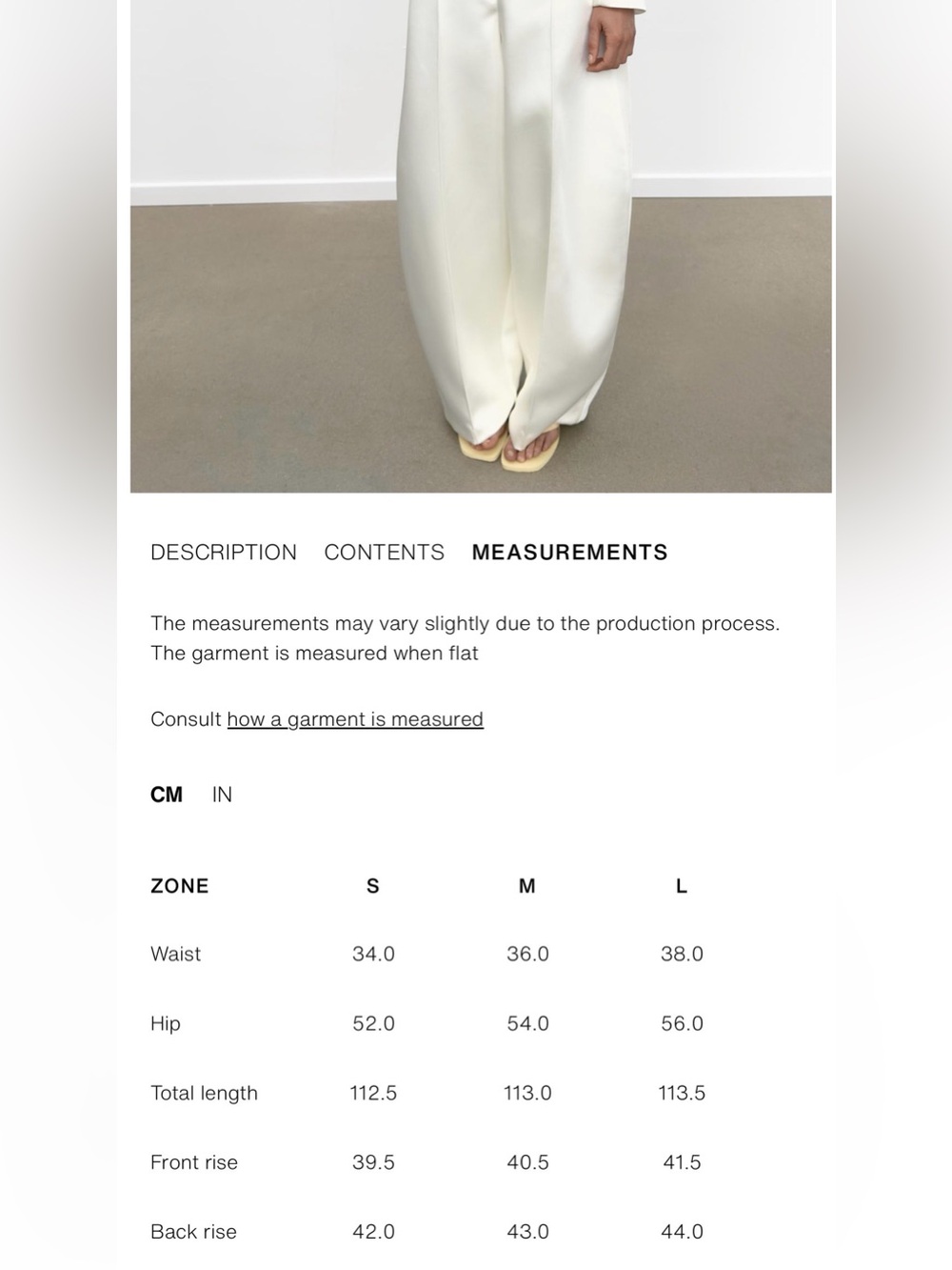 Zara Wide-Leg Satin Cream Trousers - Picture 11 of 12